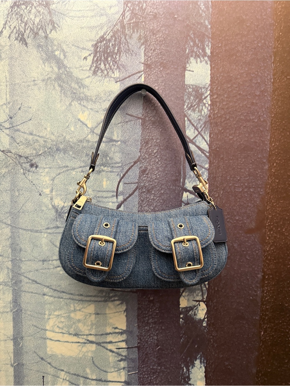 Coach Denim Ashton Bag